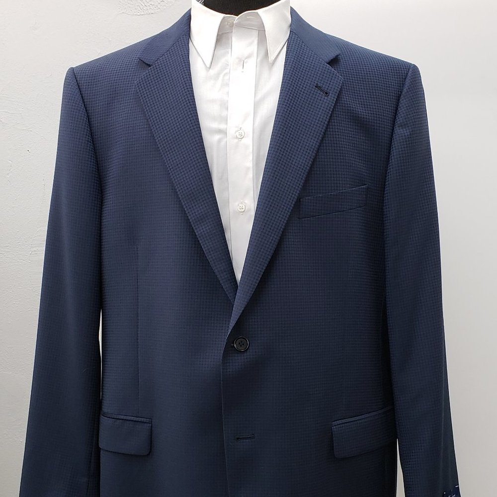 TurnBury Navy Two Button Sport Coat